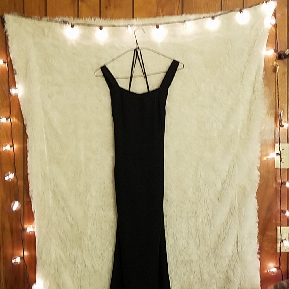 Long black dress